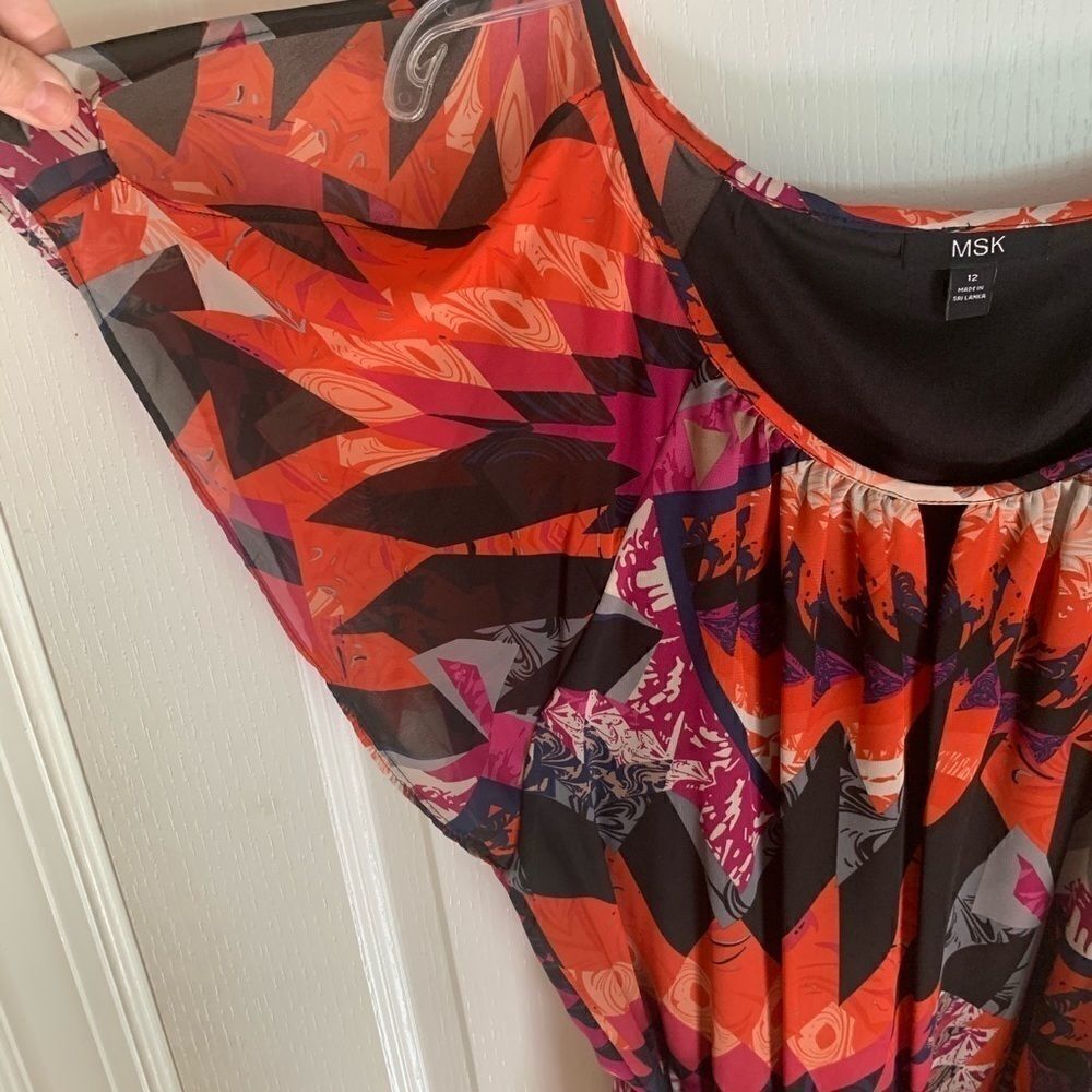 Beautiful MSK Fall Dress - Picture 4 of 5